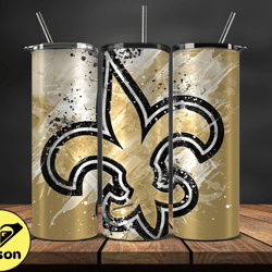 New Orleans SaintsNFL Tumbler Wrap, Nfl Teams, NFL Logo Tumbler Png, NFL Design Png Design 08