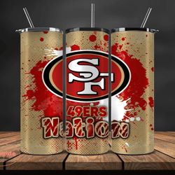 San Francisco 49ers Logo NFL, Football Teams PNG, NFL Tumbler Wraps PNG Design 18