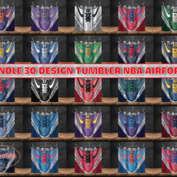 bundle 30 design tumbler nba air force, air force nba tumbler, basketball tumbler wrap 110