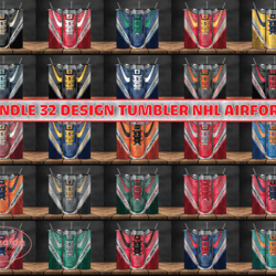 bundle 32 design tumbler nhl air force, air force nhl tumbler, hockey tumbler wrap 111