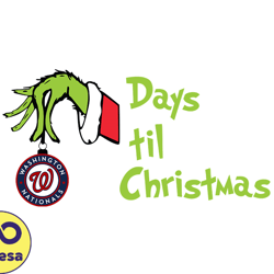 washington nationals christmas svg, christmas svg, baseball sports svg, mlb team svg, mlb, mlb design 19