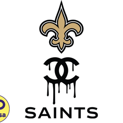 New Orleans Saint PNG, Chanel NFL PNG, Football Team PNG,  NFL Teams PNG ,  NFL Logo Design 35