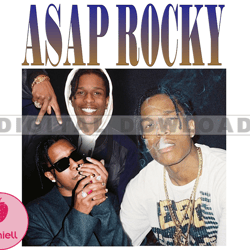 Asap Rocky Svg, Asap Rocky Tshirt Design, File For Cricut, Rapper Bundle Svg, Hip Hop Tshirt 03