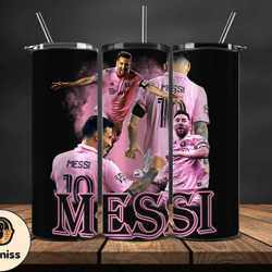 Lionel  Messi Tumbler Wrap ,Messi Skinny Tumbler Wrap PNG, Design by Daniell 05