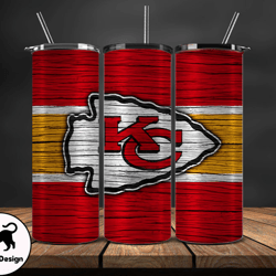 Kansas City Chiefs NFL Logo, NFL Tumbler Png , NFL Teams, NFL Tumbler Wrap Design 02