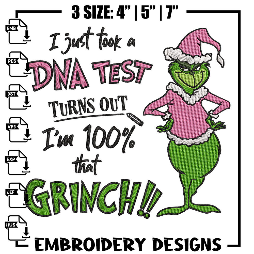 Grinchmas Embroidery Design,Grinch Embroidery, Embroidery File, Chrismas Embroidery, Anime shirt, Digital download.jpg