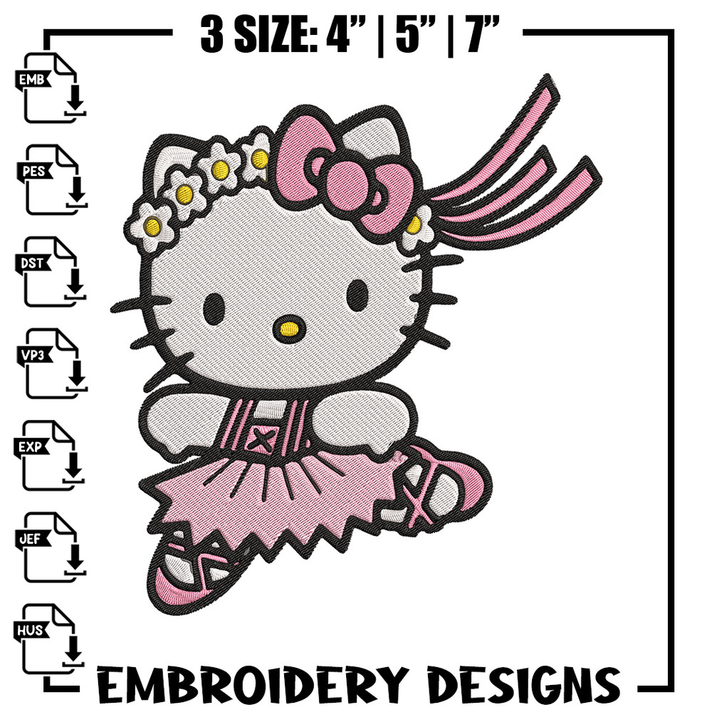 Hello kitty bale Embroidery Design, Hello kitty Embroidery, Embroidery File, Anime Embroidery, Digital download..jpg