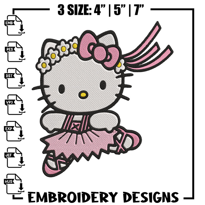 Hello kitty bale Embroidery Design, Hello kitty Embroidery, Embroidery File, Anime Embroidery, Digital download..jpg