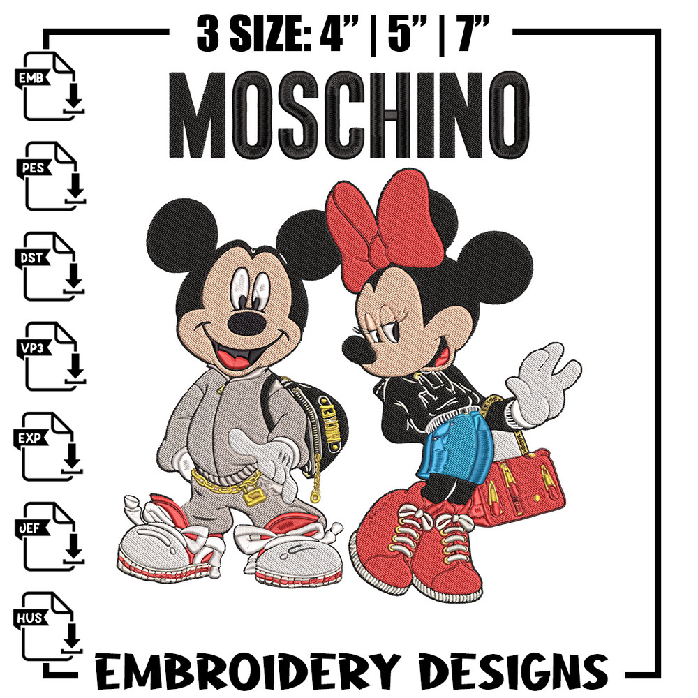 Moschino Mickey Embroidery Design, Mickey Embroidery, Embroidery File, Anime Embroidery,Moschino shirt,Digital download.jpg
