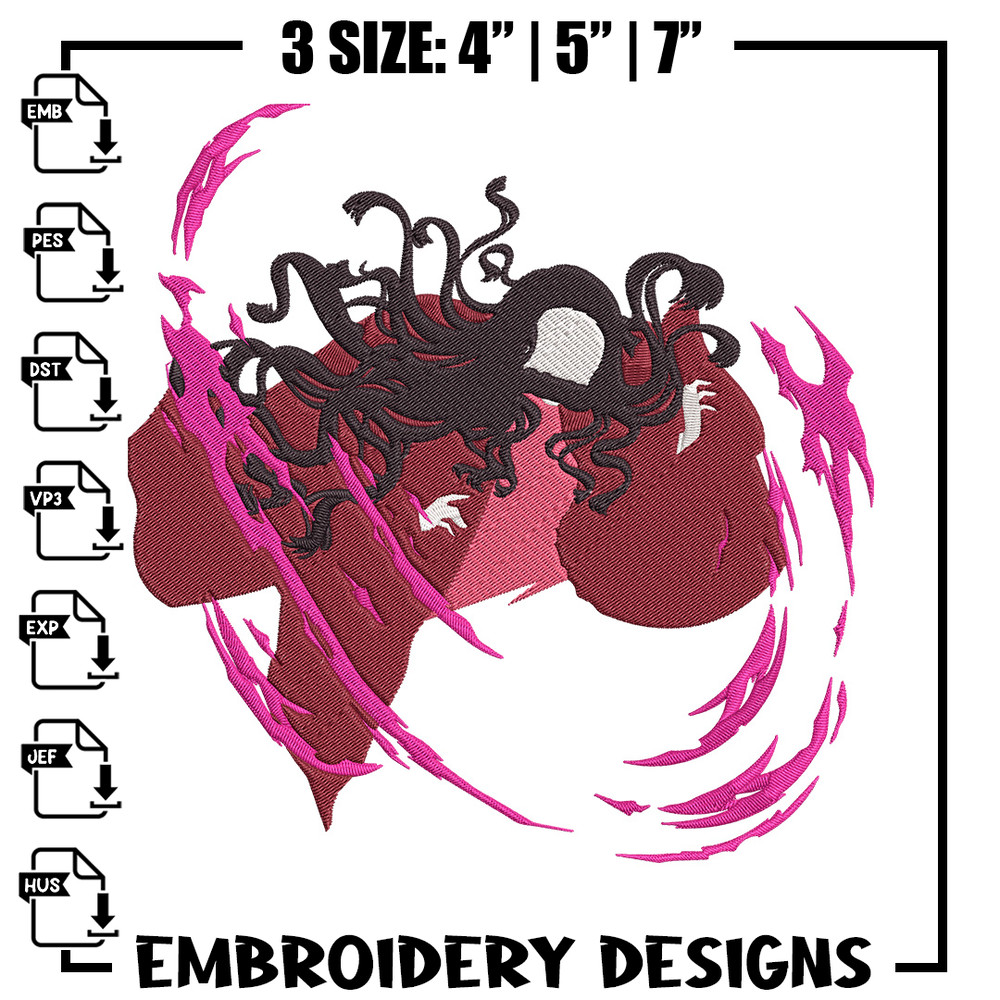 Nezuko small Embroidery Design, Demon slayer Embroidery, Embroidery File, Anime Embroidery,Anime shirt,Digital download.jpg