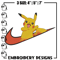 Pikachu x nike Embroidery Design, Pokemon Embroidery, Embroidery File, Nike Embroidery, Anime shirt, Digital download..jpg