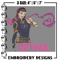 Reyna poster Embroidery Design, Valorant Embroidery, Embroidery File, Anime Embroidery, Anime shirt, Digital download.jpg