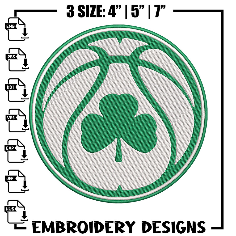 Boston Celtics logo embroidery design, NBA embroidery,Sport embroidery, Logo sport embroidery, Embroidery design.jpg