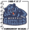 Memphis Grizzlies logo embroidery design,NBA embroidery, Sport embroidery,Embroidery design, Logo sport embroidery.jpg