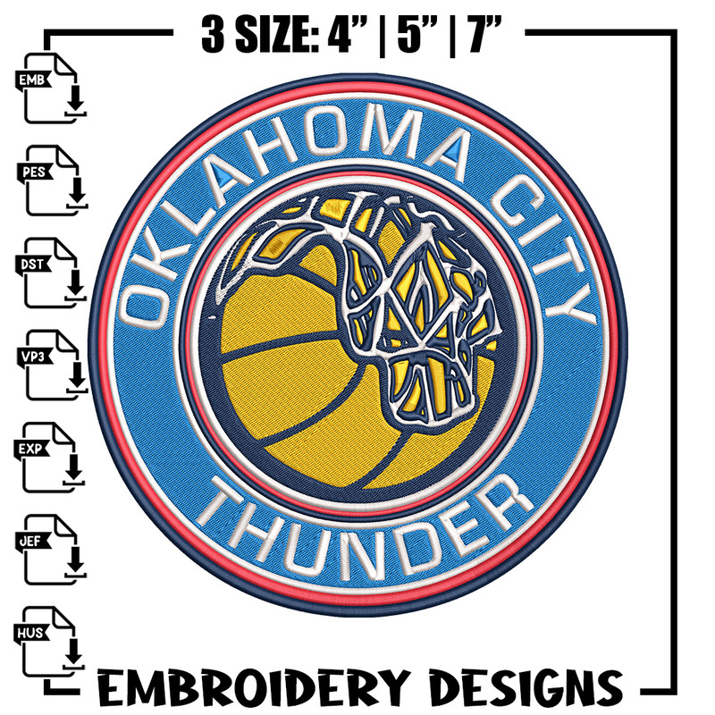Oklahoma City Thunder logo embroidery design,NBA embroidery, Sport embroidery,Embroidery design, Logo sport embroidery.jpg
