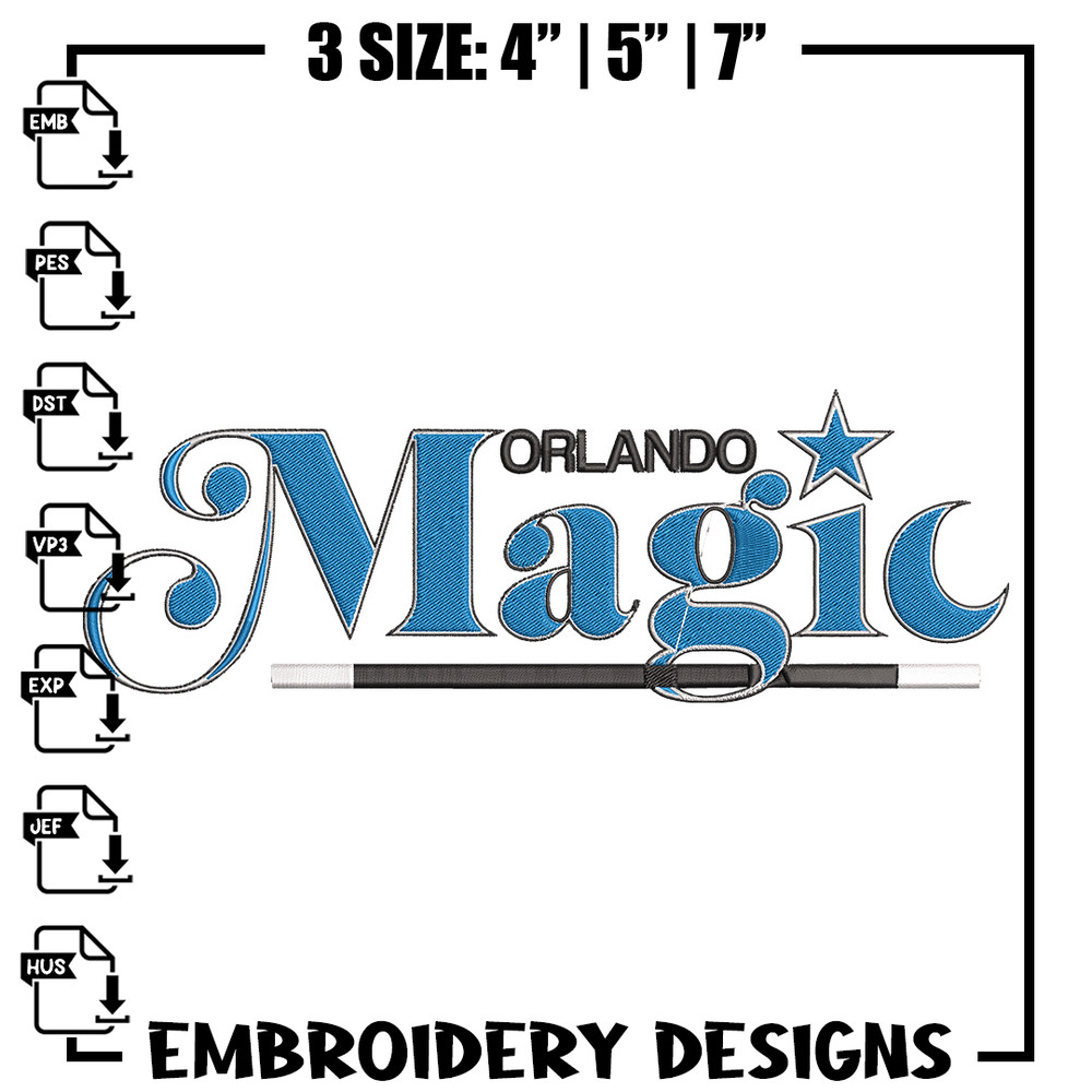 Orlando Magic logo embroidery design, NBA embroidery, Sport embroidery, Embroidery design, Logo sport embroidery..jpg