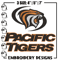 University of Pacific logo embroidery design, NCAA embroidery,Sport embroidery, Embroidery design, Logo sport embroidery.jpg