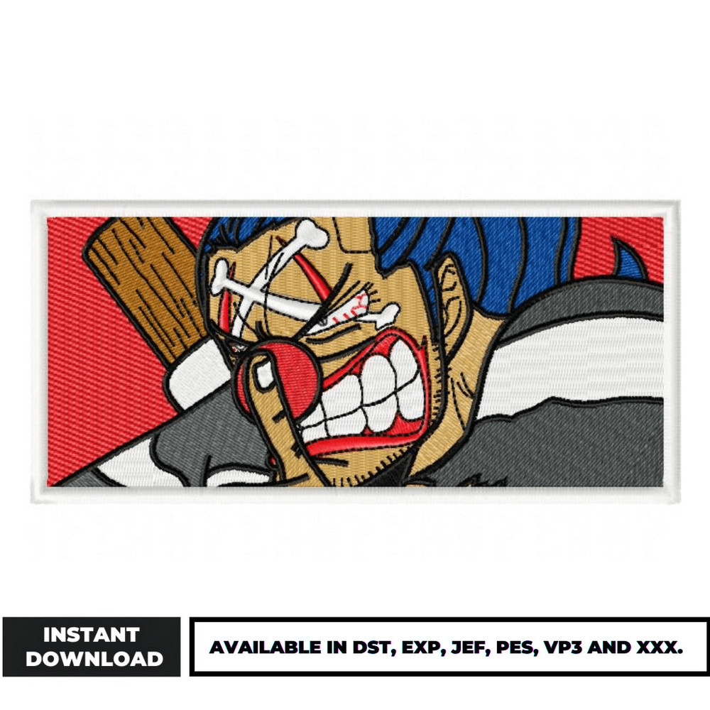 Bugy one piece embroidery design