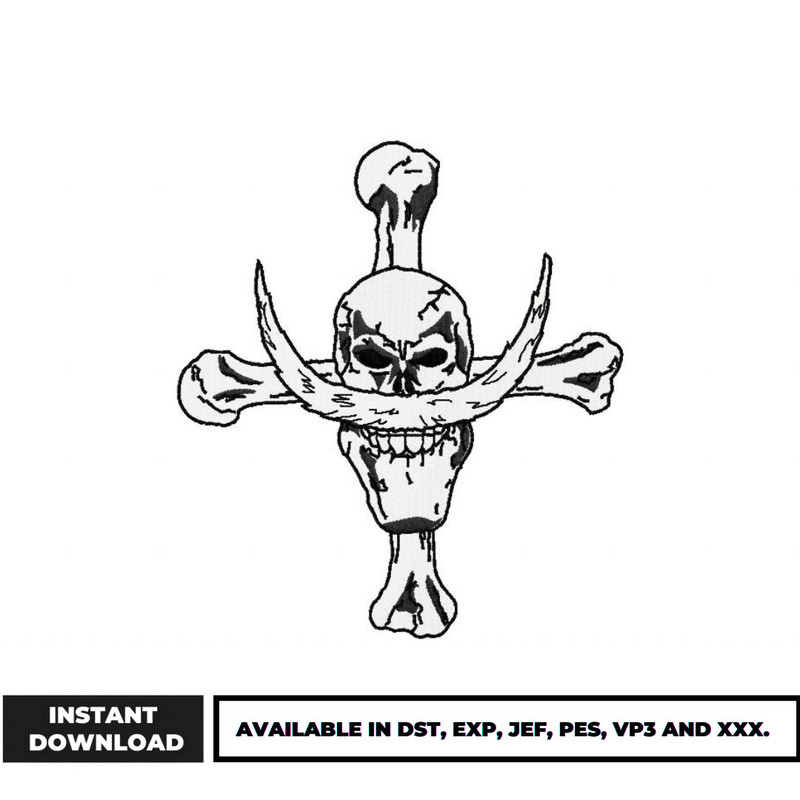 Edward Newgate tatto embroidery design