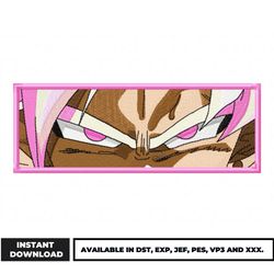 goku rose eyes embroidery design