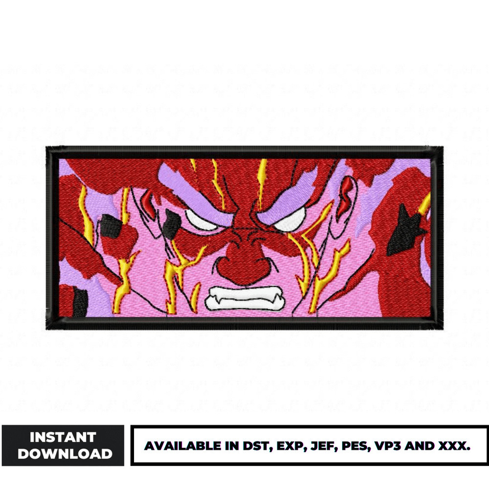 Guy sensei embroidery design