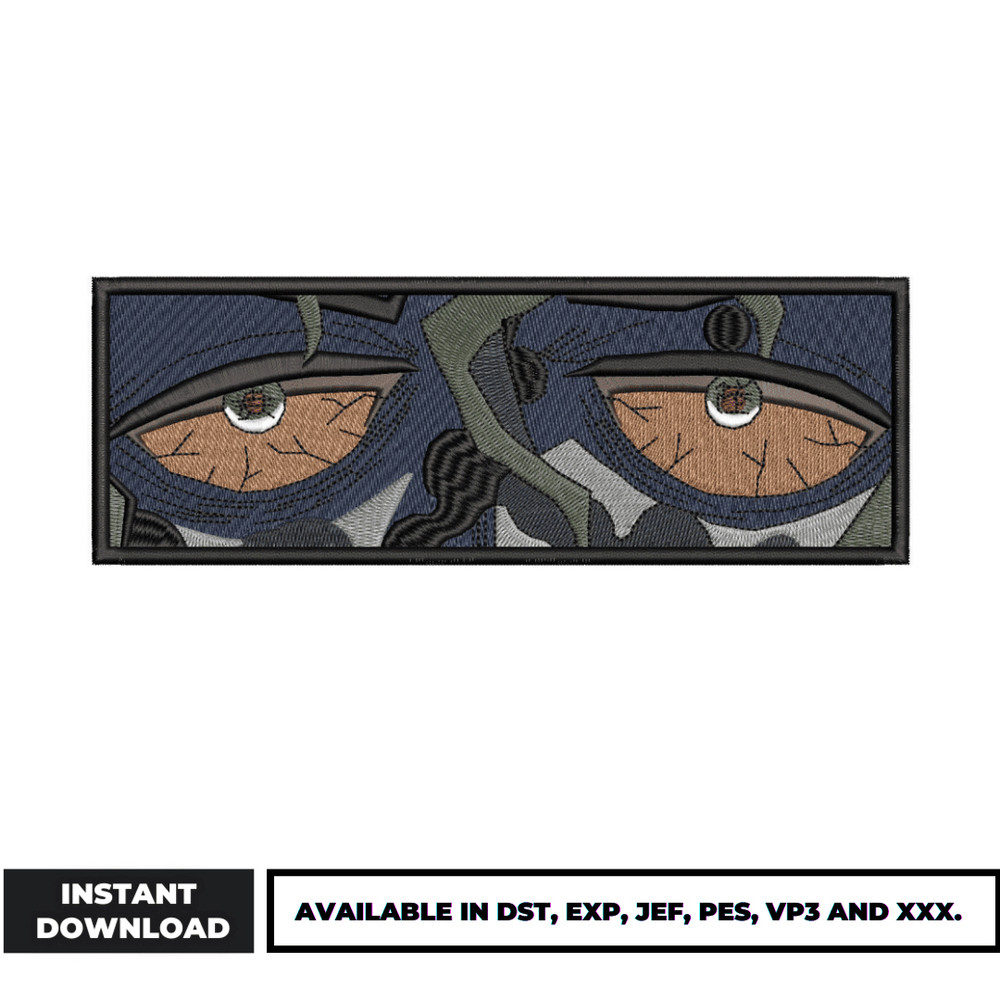 Gyutaro eyes embroidery design