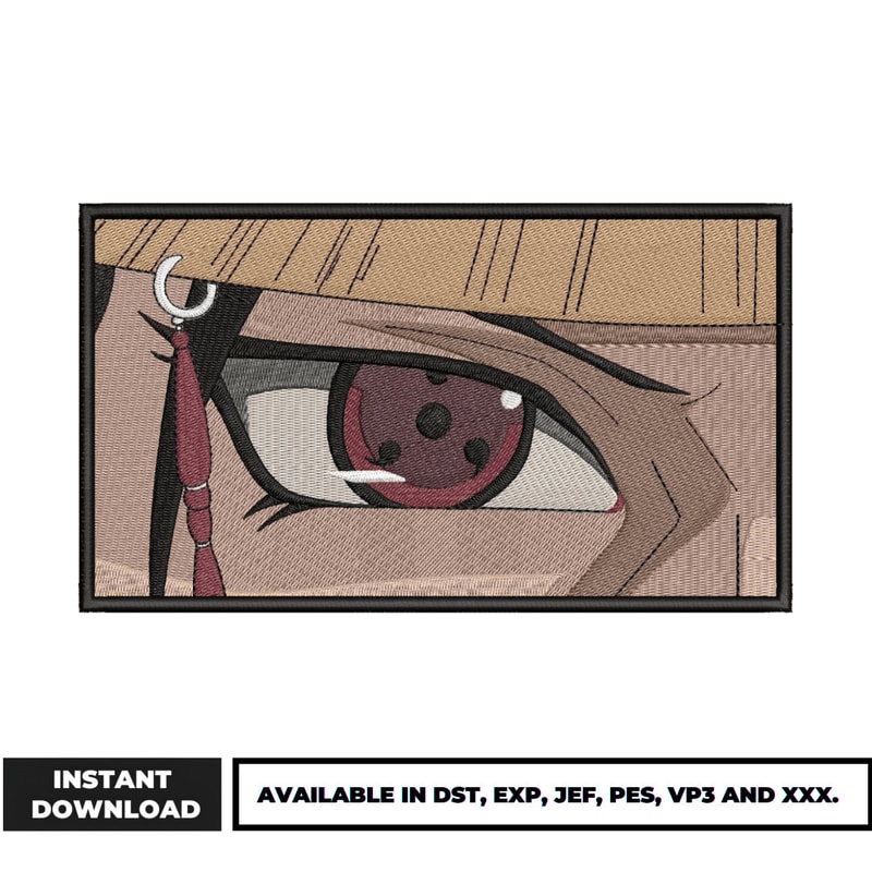 Itachi sharingan eyes embroidery design (2)