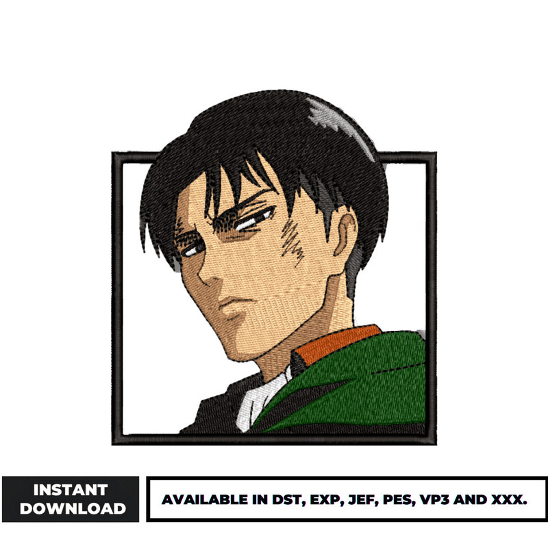 Levi akerman embroidery design