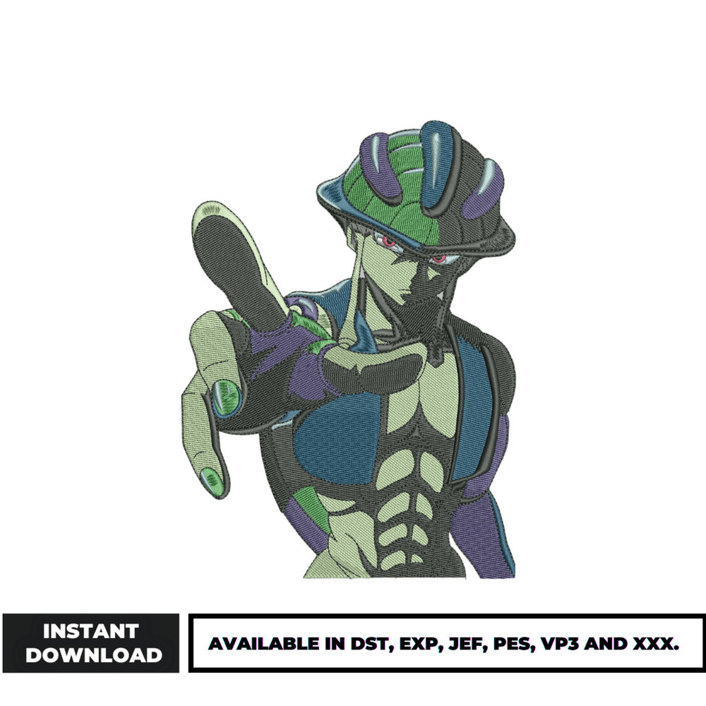 Meruem hunter x hunter embroidery design