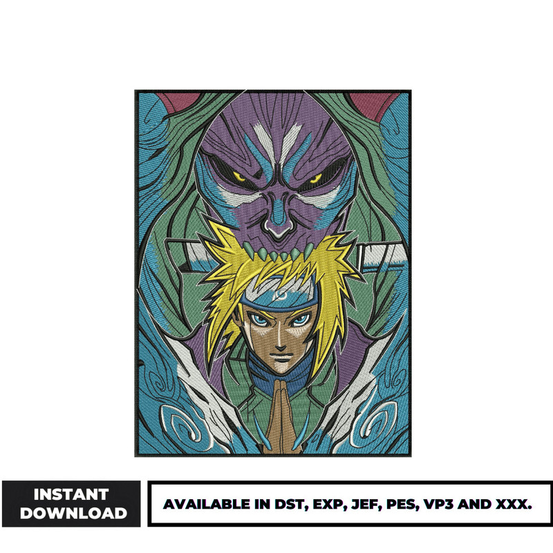 Minato rectangle embroidery design