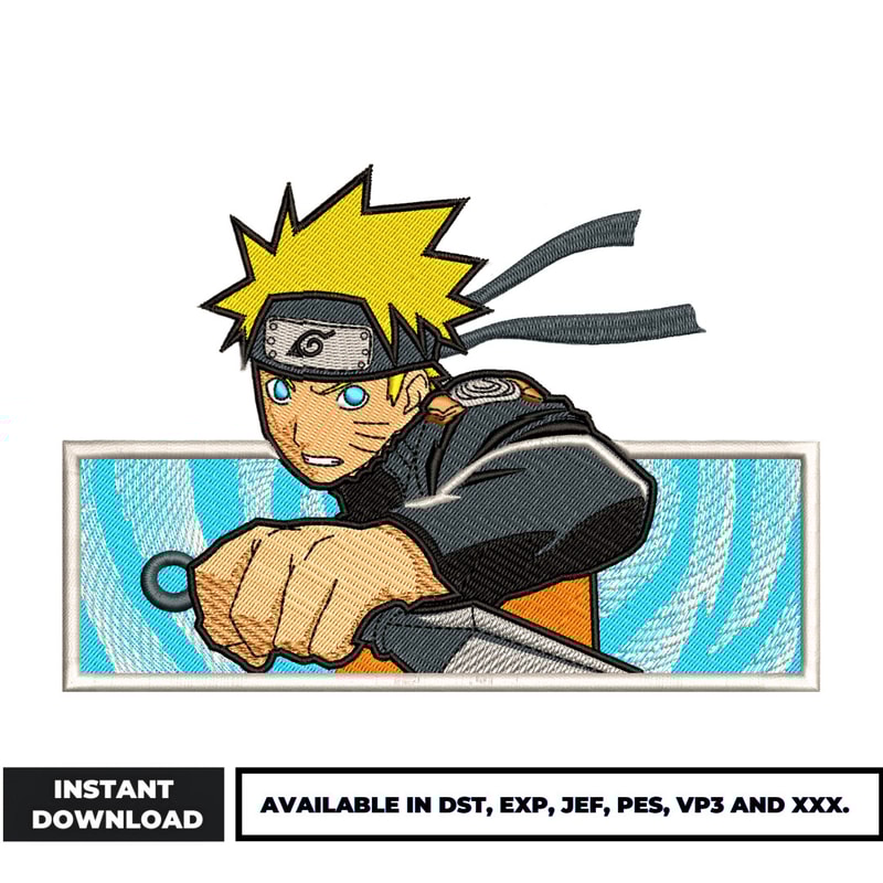 Naruto box embroidery design (2)