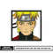 Naruto rectangle embroidery design