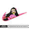 Nezuko Swoosh embroidery design