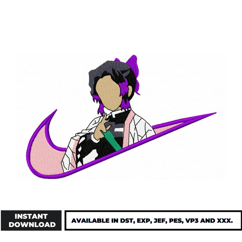 Nike x shinobu embroidery design