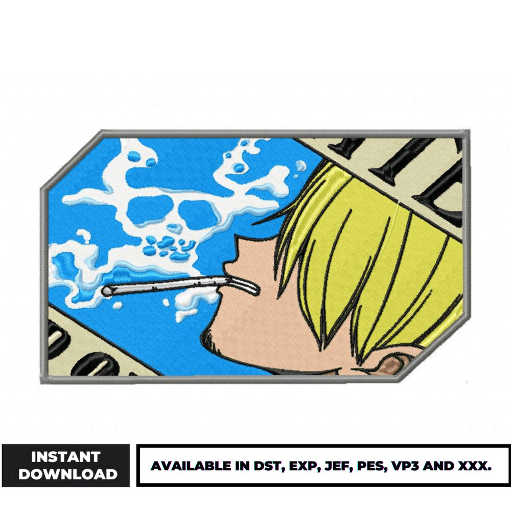 Sanji wanted embroidery design