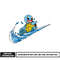 Swoosh squirtle embroidery design