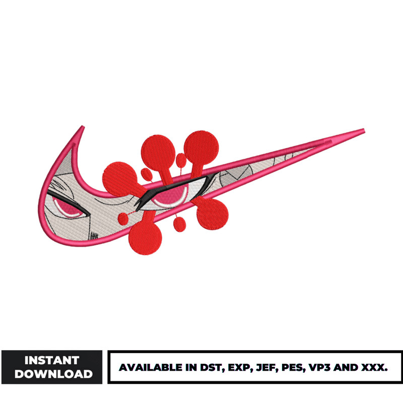 Swoosh uzui tengen embroidery design