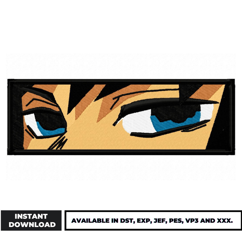 Tomioka Eyes Boxed embroidery design