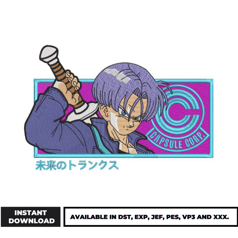 Trunks box embroidery design