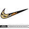 Vegeta Eyes Swoosh embroidery design