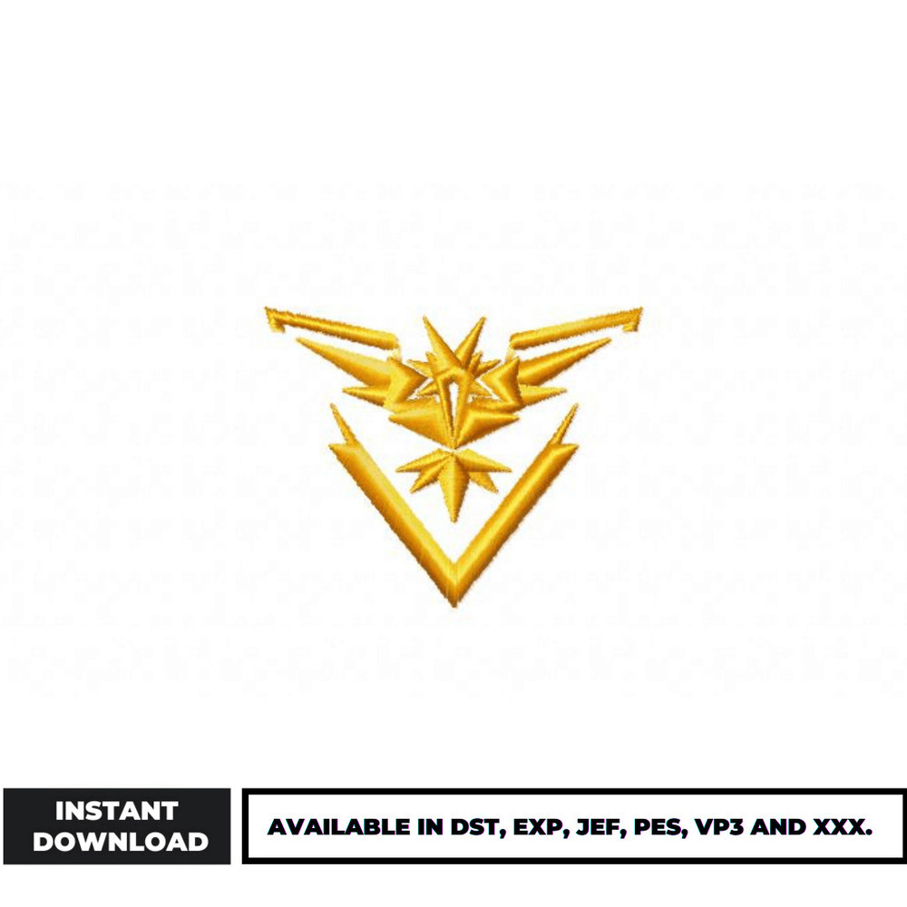 Zadops pokemon embroidery design