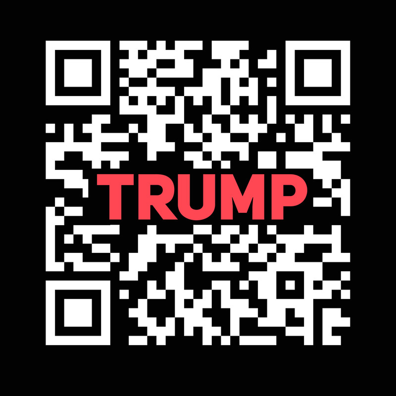 Funny QR President Trump 4547 Trump Design Png Svg Files Digital File 1