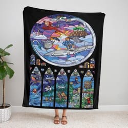 studio ghibli ramen blanket, spirited away blanket, totoro blanket, studio ghibli fans, miyazaki hayao, fleece mink sher