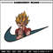 Gogeta x nike Embroidery Design, Dragonball Embroidery, Embroidery File, Nike Embroidery, Anime shirt, Digital download.jpg