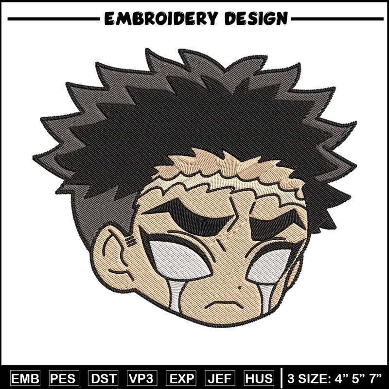 Gyomei sticker Embroidery Design, Demon slayer Embroidery, Embroidery File, Anime Embroidery, Digital download.jpg