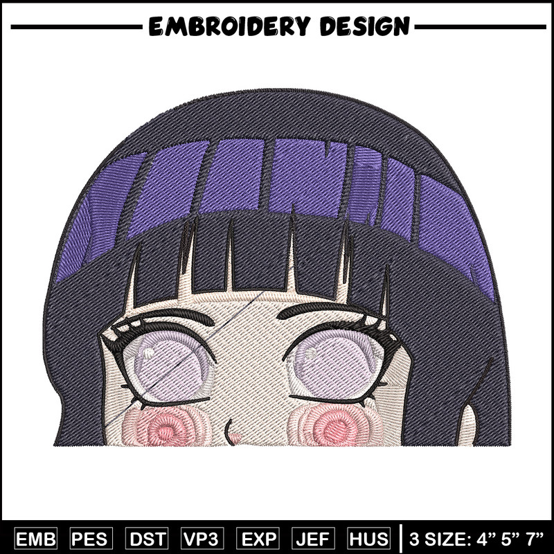 Hinata chibi Embroidery Design, Naruto Embroidery, Embroidery File, Anime Embroidery, Anime shirt, Digital download.jpg