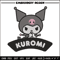 Kuromi logo Embroidery Design, Hello kitty Embroidery, Embroidery File, Anime Embroidery, Anime shirt, Digital download.jpg