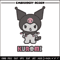 Kuromi logo Embroidery Design, Hello kitty Embroidery, Embroidery File,Anime Embroidery, Anime shirt, Digital download.jpg