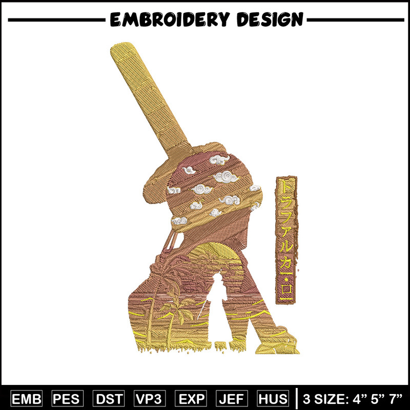 Law poster Embroidery Design, One piece Embroidery, Embroidery File, Anime Embroidery, Anime shirt, Digital download..jpg