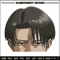 Levi Peeker Embroidery Design, Aot Embroidery, Embroidery File, Anime Embroidery, Anime shirt, Digital download..jpg